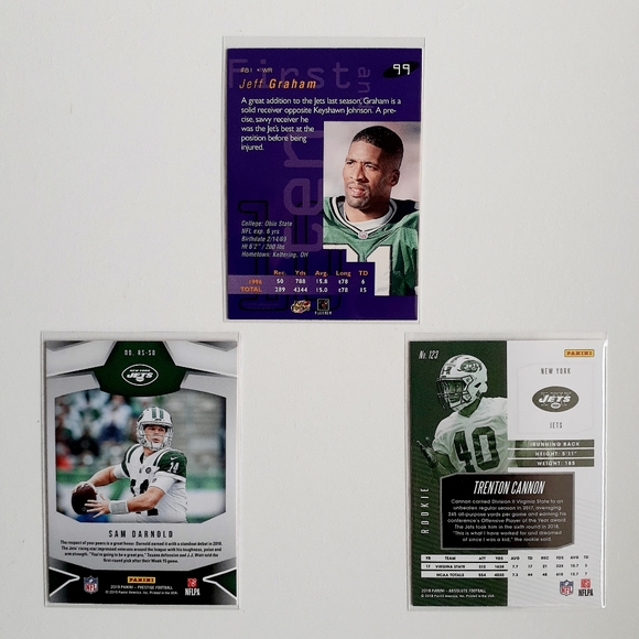 New York Jets 9 Card Lot - FTBL [25_1] - Picture 6 of 8